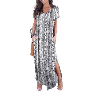 NWT Snakeskin Maxi Dress!